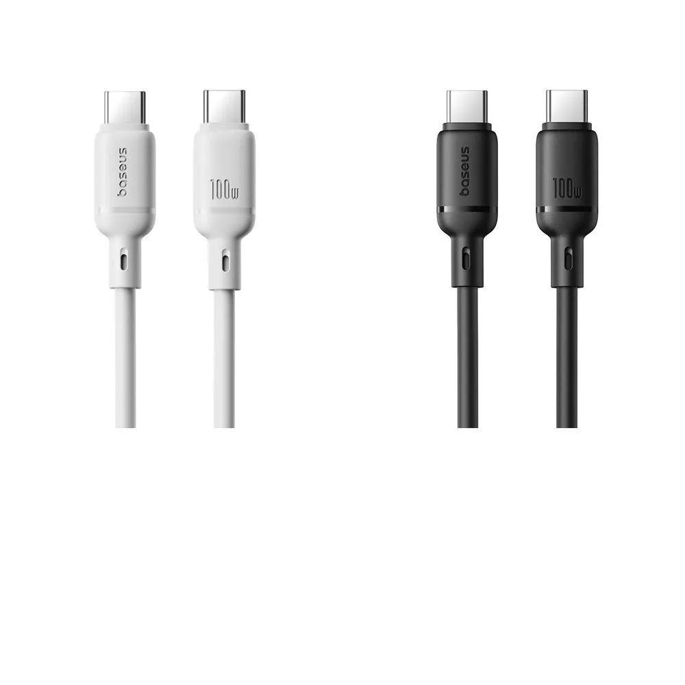 Кабель USB Baseus Silky Series Type-C to Type-C 100W 1m