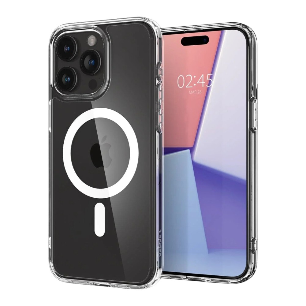 Чехол TPU+PC Spigen Ultra Hybrid with MagSafe iPhone 15 Pro Max